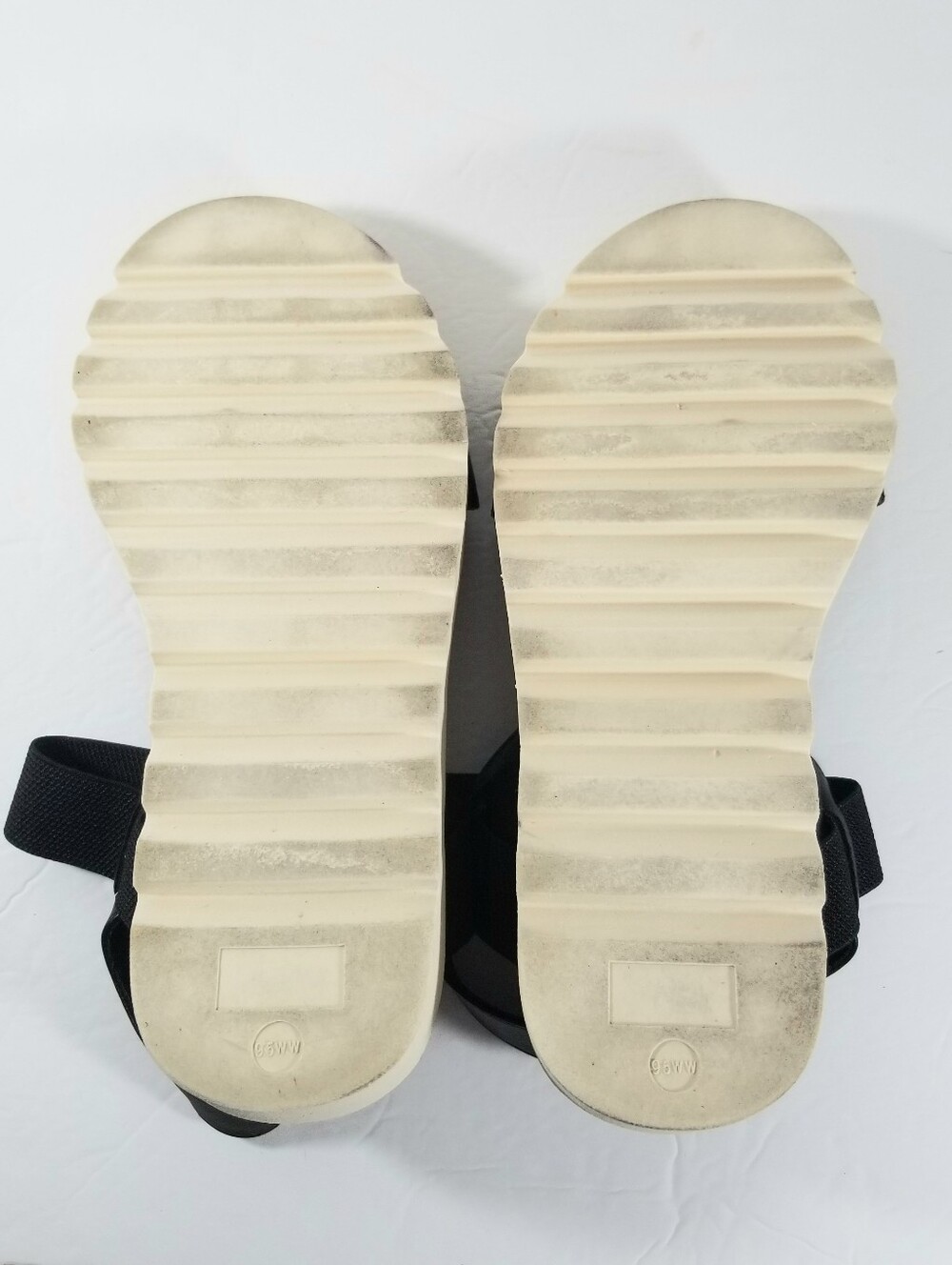 Torrid Sandals Women's 9.5WW Black Platform Stretch Strap Slingback - Picture 6 of 6